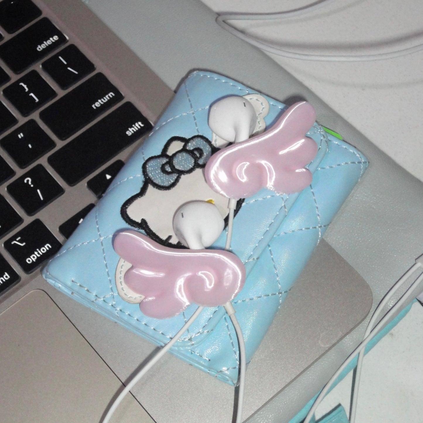 ꒰ঌ Cupid’s Wings ໒꒱ (Baby Pink) Earphone Attachment